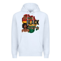 White i am black history Premium Hoodie - texasbilliewilder