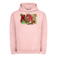 Pigment Salmon mama claus Urban Hoodie - Zillion Design Studio