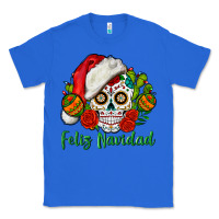 True Royal Feliz Navidad Skull Classic Tee - BundleAndBundleShop