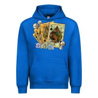 Cobalt western rodeo playing cards tbw Urban Hoodie - texasbilliewilder