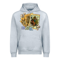 Heather Grey western rodeo playing cards tbw Urban Hoodie - texasbilliewilder