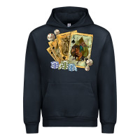 Navy western rodeo playing cards tbw Urban Hoodie - texasbilliewilder