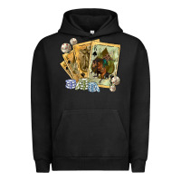Pigment Black western rodeo playing cards tbw Urban Hoodie - texasbilliewilder