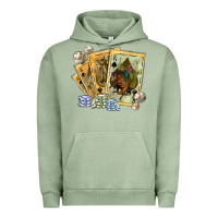 Pigment Oil Green western rodeo playing cards tbw Urban Hoodie - texasbilliewilder