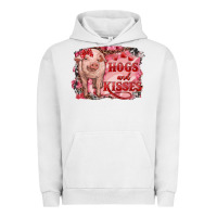 Pigment Lunar Rock Valentines Day Pig Hogs And Kisses Urban Hoodie - RanaPortraitStore