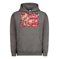 Pigment Tornado Valentines Day Pig Hogs And Kisses Urban Hoodie - RanaPortraitStore