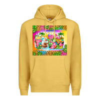 Antique Gold summer coffee cups Premium Hoodie - Zillion Design Studio
