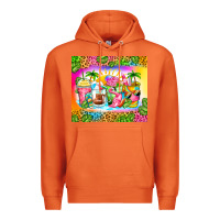 Carrot summer coffee cups Premium Hoodie - Zillion Design Studio