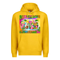 Lemon summer coffee cups Premium Hoodie - Zillion Design Studio