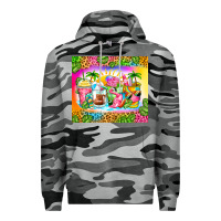 Slate Camo summer coffee cups Premium Hoodie - Zillion Design Studio