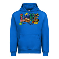 Cobalt love came down luke 2 11 Urban Hoodie - Zillion Design Studio
