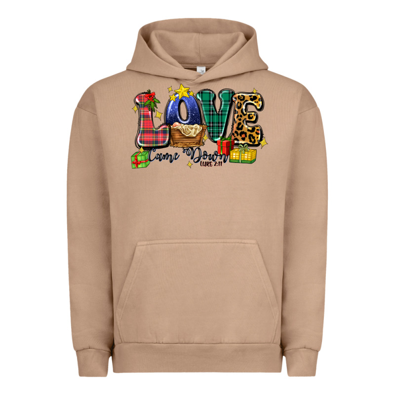 Love Came Down Luke 2 11 Urban Hoodie by Zillion Design Studio | Teevron