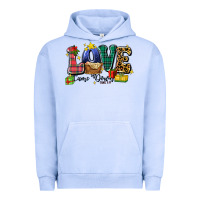 Pigment Grape Ice love came down luke 2 11 Urban Hoodie - Zillion Design Studio