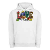 Pigment Lunar Rock love came down luke 2 11 Urban Hoodie - Zillion Design Studio