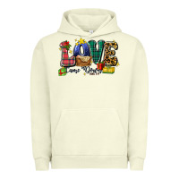 Pigment Pistachio love came down luke 2 11 Urban Hoodie - Zillion Design Studio