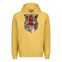 Antique Gold Flower Skeleton Premium Hoodie - RanaPortraitStore