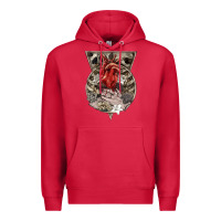 Cardinal Flower Skeleton Premium Hoodie - RanaPortraitStore