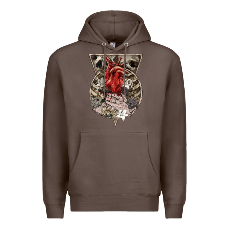 Flower Skeleton Premium Hoodie by RanaPortraitStore | Teevron