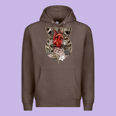 Flower Skeleton Premium Hoodie Designed By Ranaportraitstore