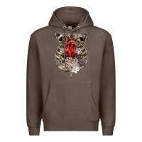 Coffee Flower Skeleton Premium Hoodie - RanaPortraitStore