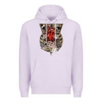 Lilac Flower Skeleton Premium Hoodie - RanaPortraitStore