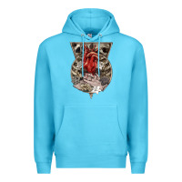 Ocean Blue Flower Skeleton Premium Hoodie - RanaPortraitStore