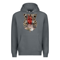 Rock Flower Skeleton Premium Hoodie - RanaPortraitStore