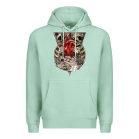 Seafoam Flower Skeleton Premium Hoodie - RanaPortraitStore