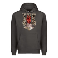 Smoke Flower Skeleton Premium Hoodie - RanaPortraitStore