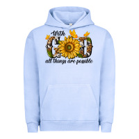 Pigment Grape Ice with god all things are possible Urban Hoodie - texasbilliewilder