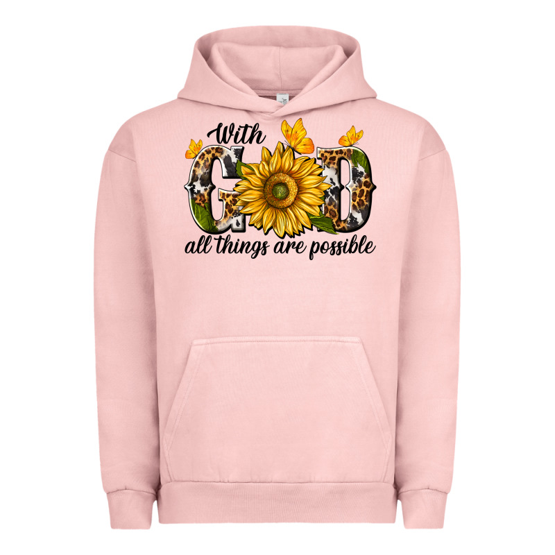 With God All Things Are Possible Urban Hoodie by texasbilliewilder | Teevron