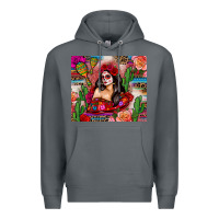 Rock mexico girl serape Premium Hoodie - Zillion Design Studio