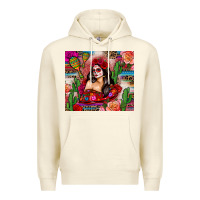 Sandshell mexico girl serape Premium Hoodie - Zillion Design Studio