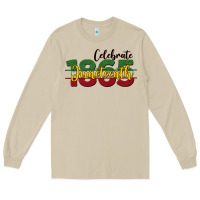 Mushroom celebrate juneteenth1865 Long Sleeve Tee - BarkalooDesign