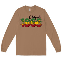 Toasted Coconut celebrate juneteenth1865 Long Sleeve Tee - BarkalooDesign
