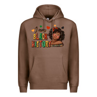Chestnut i am black history afro girl Premium Hoodie - texasbilliewilder