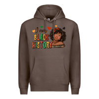 Coffee i am black history afro girl Premium Hoodie - texasbilliewilder