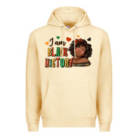 Pina Colada i am black history afro girl Premium Hoodie - texasbilliewilder