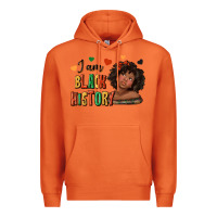 Carrot i am black history afro girl Premium Hoodie - texasbilliewilder