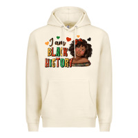 Tofu i am black history afro girl Premium Hoodie - texasbilliewilder