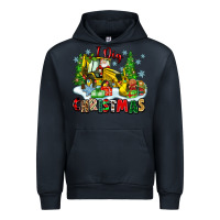 Navy i dig christmas Urban Hoodie - Zillion Design Studio