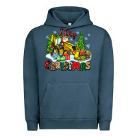 Pigment Midnight Navy i dig christmas Urban Hoodie - Zillion Design Studio