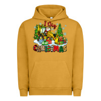 Pigment Peanut Butter i dig christmas Urban Hoodie - Zillion Design Studio