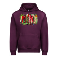 Mauve Wine mimi claus Urban Hoodie - Zillion Design Studio