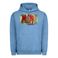 Pigment Pebble Blue mimi claus Urban Hoodie - Zillion Design Studio