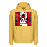 Antique Gold mamacita serape Premium Hoodie - Zillion Design Studio