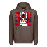 Coffee mamacita serape Premium Hoodie - Zillion Design Studio