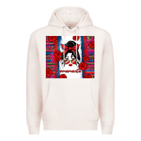 Pale Pink mamacita serape Premium Hoodie - Zillion Design Studio