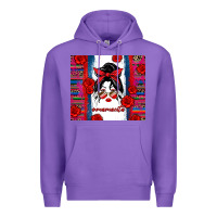 Purple mamacita serape Premium Hoodie - Zillion Design Studio