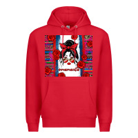 Red mamacita serape Premium Hoodie - Zillion Design Studio
